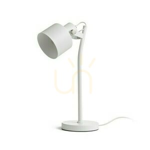 Lampa stołowa Rendl Celeia biała matowa / nikiel matowy E27 11 W R13903 small 2