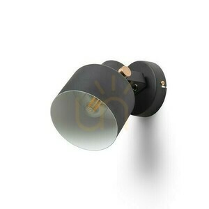 Lampa Natynkowa Celeia Czarna Matowa Miedź Szczotkowana 230 V E27 40 W small 4