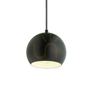 Lampa Wisząca Agneta Czarna 230 V E27 40 W small 1