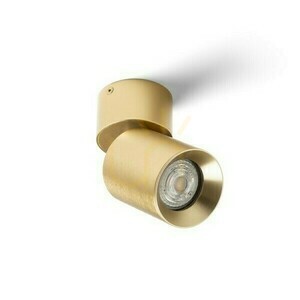 Lampa Natynkowa Dario Sufitowa Mosiądz Szczotkowana 230 V Gu10 9 W small 1