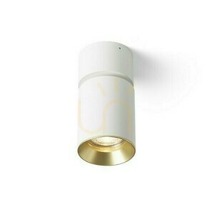 Lampa Natynkowa Dario Sufitowa Biała Mosiądz Szczotkowana 230 V Gu10 9 W small 1