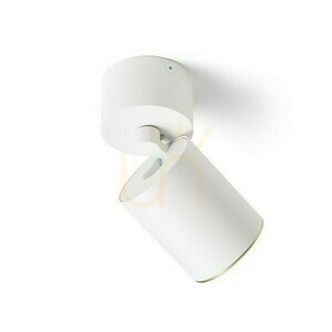 Lampa Natynkowa Dario Sufitowa Biała Mosiądz Szczotkowana 230 V Gu10 9 W small 2