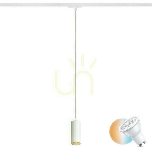Sprawdź Lampa Wisząca Belenos Do 1 Faz. Szyny Biała 230 V Led Gu10 9 W