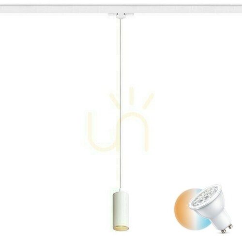 Sprawdź Lampa wisząca Rendl BELENOS do szynoprzewodu 3-fazowego biała GU10 9 W