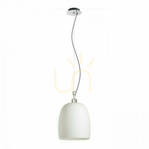 Sprawdź Lampa Wisząca Coroa New 28 Szkło Opalowe/Chrom 230 V E27 53 W