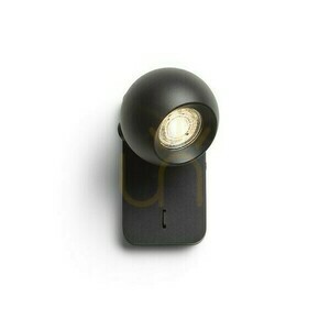 Kinkiet Siena ścienna Czarna 230 V Gu10 50 W small 1