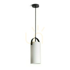 Lampa Wisząca Julietta 31 Szkło Opalowe/Czarna 230 V E27 20 W small 0