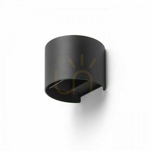 Sprawdź Kinkiet Zewnętrzny Tito R Dimm ścienna Czarna 230 V Led 2x3 W Ip65 3000 K