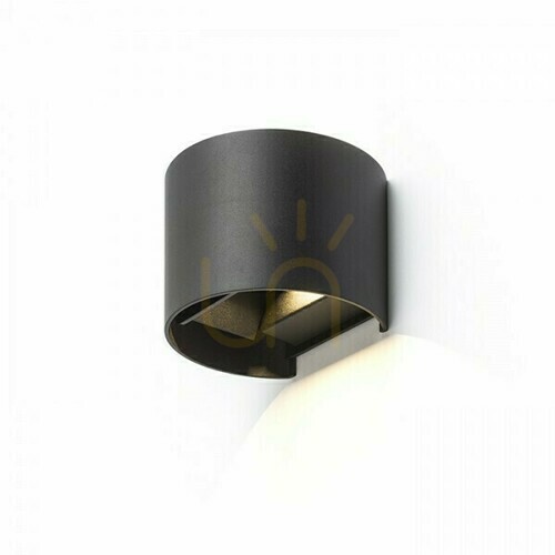 Sprawdź Kinkiet Zewnętrzny Tito R Dimm ścienna Czarna 230 V Led 2x3 W Ip65 3000 K