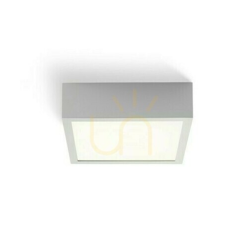 Sprawdź Plafon Structural Led 20x20 Natynkowa Aluminium Szczotkowane 230 V 12 W 3000 K