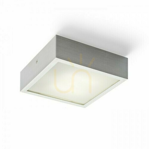 Sprawdź Plafon Structural Led 20x20 Natynkowa Aluminium Szczotkowane 230 V 12 W 3000 K