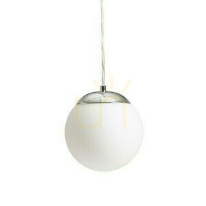 Lampa Wisząca Bolly 17 Szkło Opalowe/Chrom 230 V Led E27 15 W Ip44 small 1