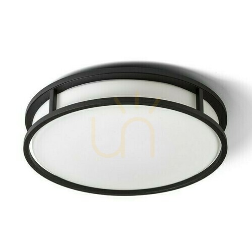 Sprawdź Plafon łazienkowy GRANDE LED 35 Rendl R13679 czarny szkło opalowe LED 24W 1700 lm 3000 K IP44 ø37,5 cm