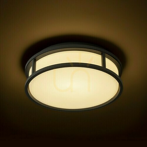 Sprawdź Lampa Do łazienki Grande Led 25 Sufitowa Szkło Opalowe/Czarna 230 V 12 W Ip44 3000 K