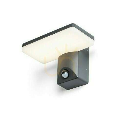 Sprawdź Kinkiet Rina Pir ścienna Antracyt 230 V Led 12 W Ip65 3000 K