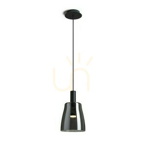 Lampa Wisząca Bellini M Led Czarna Szkło Przydymione 230 V 5 W 30° 3000 K small 0