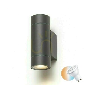 Kinkiet zewnętrzny Rendl MIZZI NEW II R13643 antracyt, 2 × GU10, IP65 small 0