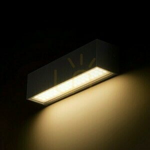 Kinkiet Zewnętrzny Camargue ścienna Antracyt Szkło Satynowe 230 V Led 6 W Ip65 3000 K small 3