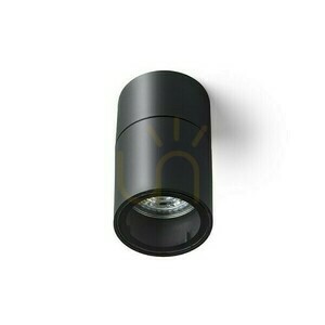 Plafony Zewnętrzny Sorano Sufitowa Czarna Plastik 230 V Led Gu10 8 W Ip44 small 1