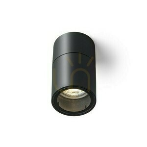Plafony Zewnętrzny Sorano Sufitowa Czarna Plastik 230 V Led Gu10 8 W Ip44 small 2