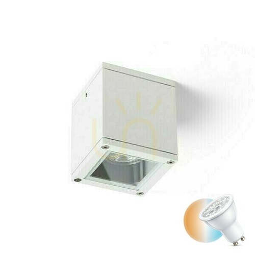 Sprawdź Plafony Zewnętrzny Keig Sufitowa Biała 230 V Gu10 35 W Ip65