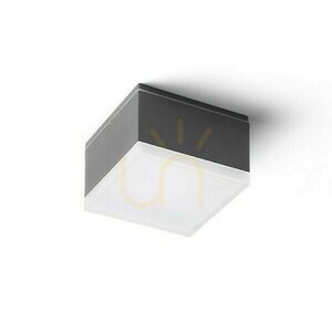 Plafony Zewnętrzny Orin Sq Sufitowa Antracyt Akryl Satynowy 230 V Led 10 W Ip54 3000 K small 0