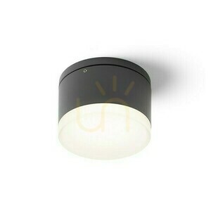 Plafony Zewnętrzny Orin R Sufitowa Antracyt Akryl Satynowy 230 V Led 10 W Ip54 3000 K small 1