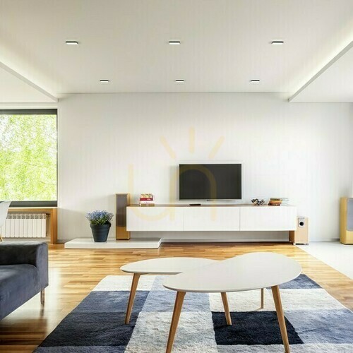 Sprawdź Oprawa Wpuszczana Bjork Sq 9 Czarna 230 V Led 6 W 3000 K