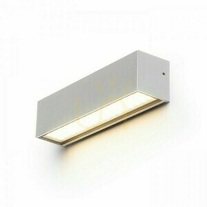 Kinkiet Zewnętrzny Camargue ścienna Srebrno Szara Szkło Satynowe 230 V Led 6 W Ip65 3000 K small 0