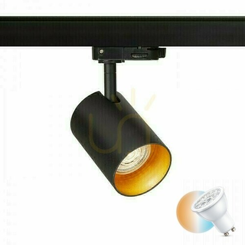 Sprawdź Reflektor Connor Do Szyny 3 Faz Czarna/Złota 230 V Led Gu10 10 W