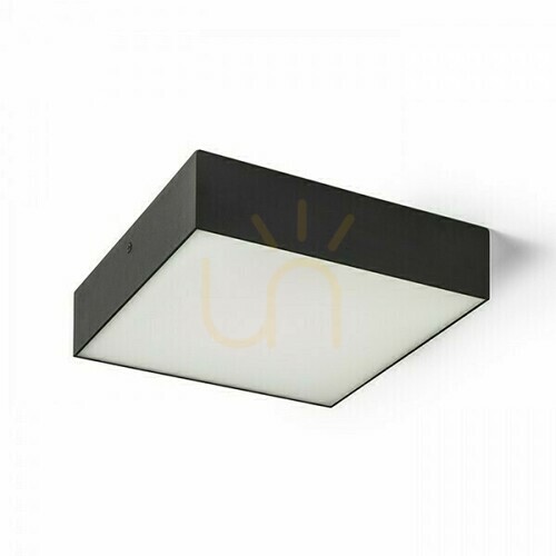Sprawdź Plafon Larisa Sq 22 Sufitowa Czarna 230 V Led 20 W 3000 K