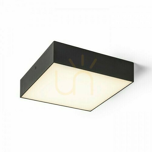 Sprawdź Plafon Larisa Sq 22 Sufitowa Czarna 230 V Led 20 W 3000 K