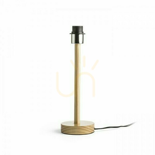 Sprawdź Akcesorium Do Abażurów Maui Stojak Stołowy Drewno 230 V E27 20 W