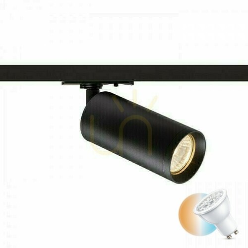 Sprawdź Reflektor Belenos Do Szyny 1 Faz Czarna 230 V Led Gu10 9 W