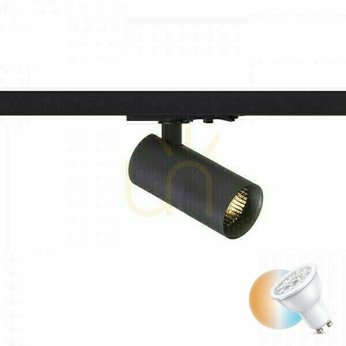 Sprawdź Reflektor Forza Do Szyny 1 Faz Czarna 230 V Led Gu10 10 W