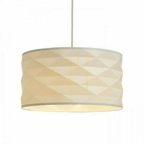 Sprawdź Lampa wisząca Rendl EZRA 40 białe PVC/szara E27 15 W R13319