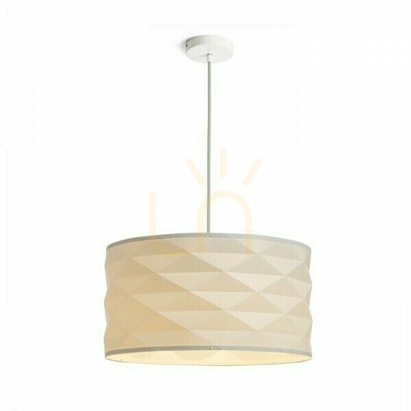 Pokaż Lampa wisząca Rendl EZRA 40 białe PVC/szara E27 15 W R13319 Lampa wisząca Rendl EZRA 40 białe PVC/szara E27 15 W R13319