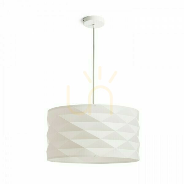 Sprawdź Lampa wisząca Rendl EZRA 40 białe PVC/szara E27 15 W R13319 Lampa wisząca Rendl EZRA 40 białe PVC/szara E27 15 W R13319