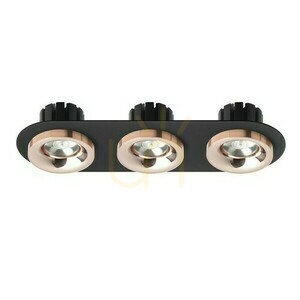 Oprawa Wpuszczana Sharm R Iii Czarna Miedź/Miedź 230 V Led 3x10 W 24° 3000 K small 1