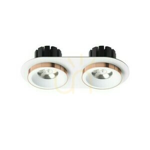 Oprawa Wpuszczana Sharm R Ii Biała Miedź 230 V Led 2x10 W 24° 3000 K small 1