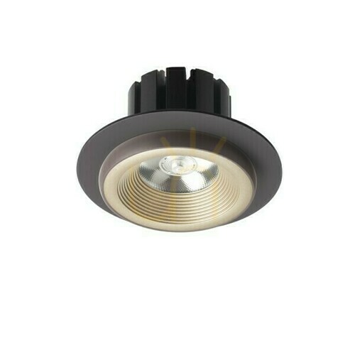 Sprawdź Oprawa Wpuszczana Sharm R I Perłowo Złota/Brązowa 230 V Led 10 W 24° 3000 K