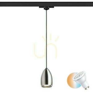 Lampa Wisząca Babades Do Szyny 3 Faz Nikiel Mat 230 V Gu10 35 W small 0