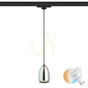Lampa Wisząca Babades Do Szyny 3 Faz Chrom 230 V Gu10 35 W small 0