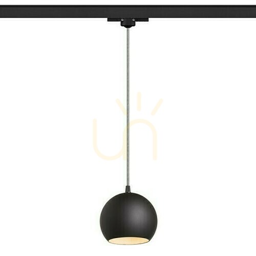Sprawdź Lampa Wisząca Copa Do Szyny 3 Faz Czarna Szkło 230 V E27 28 W