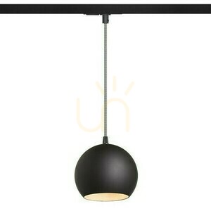 Lampa Wisząca Copa Do Szyny 1 Faz Czarna Szkło 230 V E27 28 W small 1