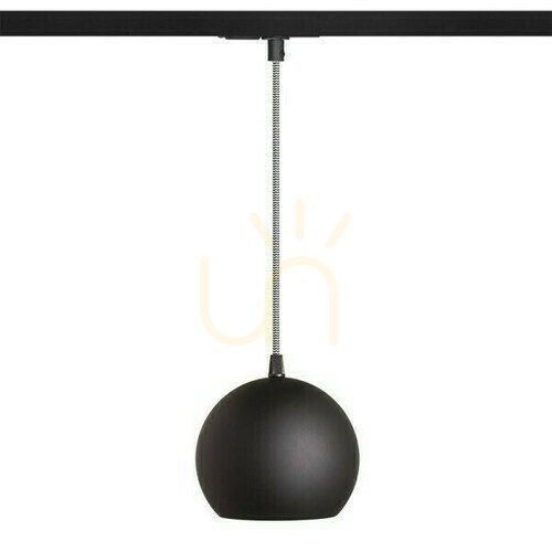 Sprawdź Lampa Wisząca Copa Do Szyny 1 Faz Czarna Szkło 230 V E27 28 W