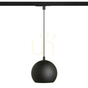 Lampa Wisząca Copa Do Szyny 1 Faz Czarna Szkło 230 V E27 28 W small 0