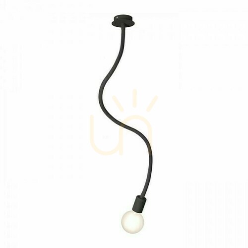 Sprawdź Lampa sufitowa LOYD E27 I Rendl na elastycznym ramieniu, czarna, maks. 15 W