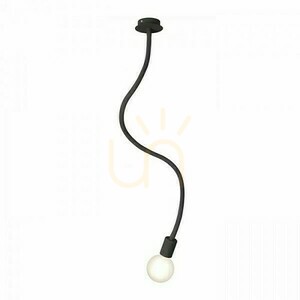 Lampa sufitowa LOYD E27 I Rendl na elastycznym ramieniu, czarna, maks. 15 W small 1