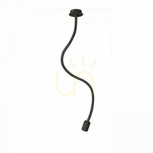 Lampa sufitowa LOYD E27 I Rendl na elastycznym ramieniu, czarna, maks. 15 W small 3